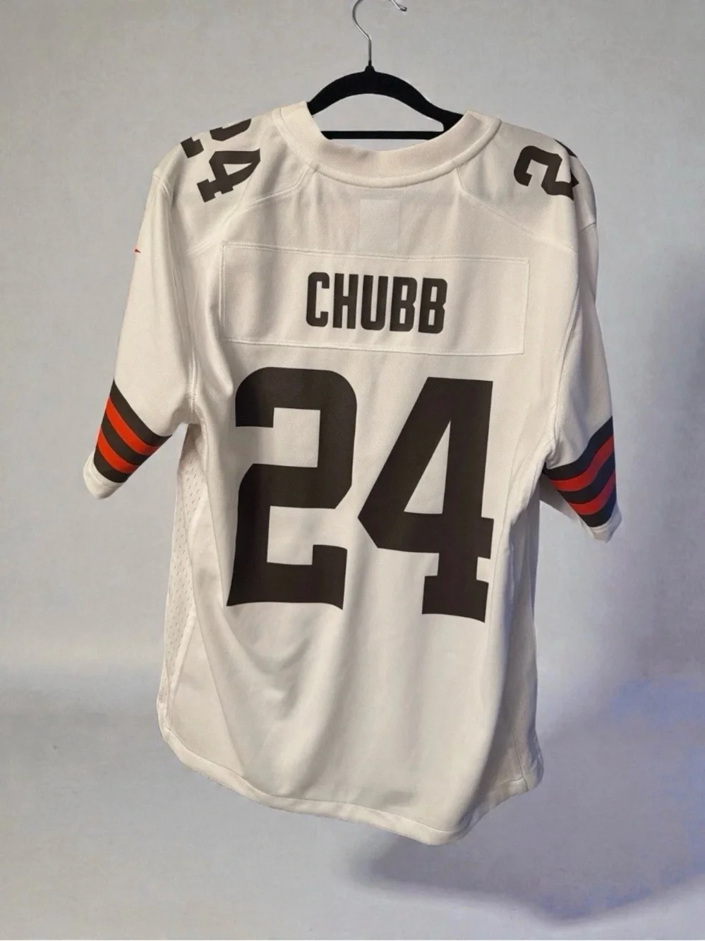Nike YOUTH LARGE Cleveland Browns Jersey | #24 Nick Chubb